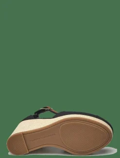 FLAG HIGH WEDGE ESPAD CLOSED TOE - Kilklackar