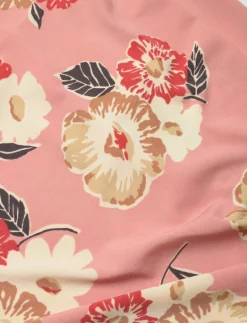 Floral Jersey Off-the-Shoulder Dress - Korta klänningar