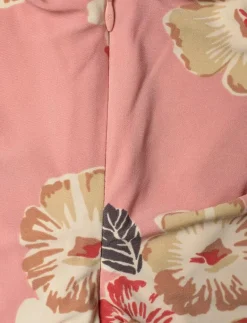 Floral Jersey Off-the-Shoulder Dress - Korta klänningar