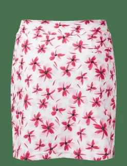 Floral Print Knit Skort - Kjolar