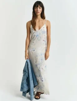 FLORAL PRINT SLIP DRESS - Klänningar