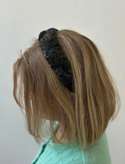 Florian Wide Beaded Hairbrace - Hårband & Diadem