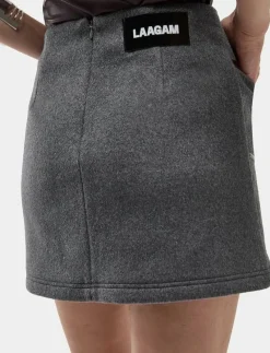 FRANKIE GREY SHORT SKIRT - Korta kjolar