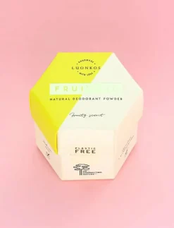 Fruitful deodorant powder, fruity scent, forest microbes - Deostift & krämer