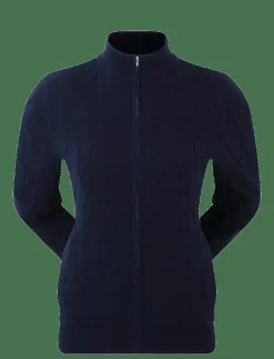 Full-Zip Lined Pullover - Sweatshirts