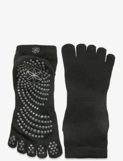 GAIAM GREY GRIPPY YOGA SOCKS - Yogastrumpor