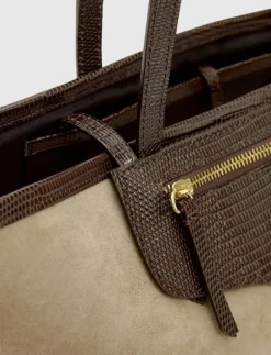 Gaiba Avena/Walnut Suede/Printed Lizard - Shoppers