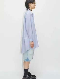 Garden Tunic Mid Blue Stripe - Overshirts