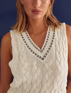 Gio Knit Vest - Stickade västar