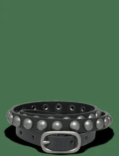 GLAM STUD BELT CAVIAR - Skärp