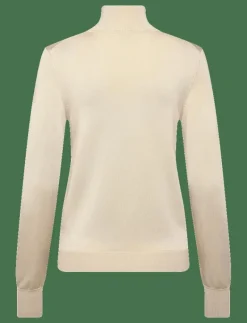 Glossy Knit Turtleneck Sweater - Polotröjor