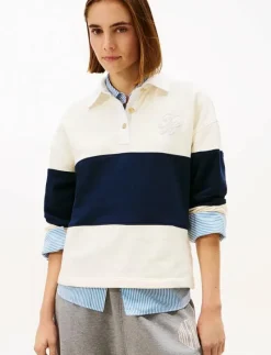 GOLD BTN RUGBY TERRY SWTSRT - Sweatshirts