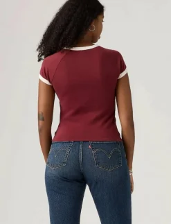 GR RILEY RAGLAN TEE GLITZ SADD - T-shirts