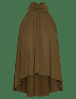 Halter top with bow - Linnen