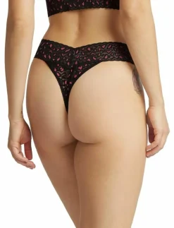 Hanky Panky Cross-Dyed Leopard, Original Rise Thong - String