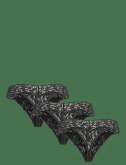 Hanky Panky Signature Lace, Original Rise Thong, 3 Pack Polybag - String