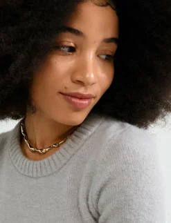 HARRISON necklace gold-plated - Statementhalsband