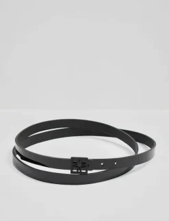 Hazel double length patent iconic leather belt - Skärp