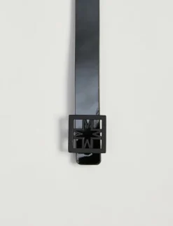 Hazel double length patent iconic leather belt - Skärp