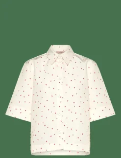 Heart Printed Shirt - Kortärmade skjortor