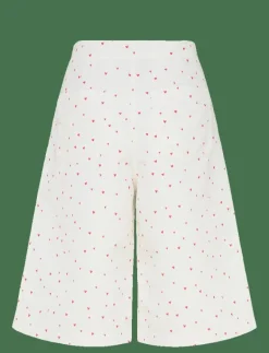 Heart Printed Shorts - Bermudashorts