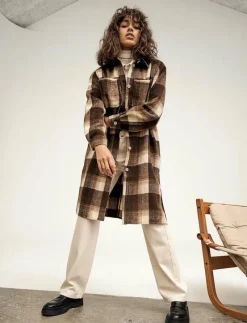 Helia long check shirt - Overshirts