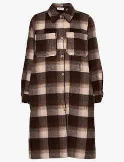 Helia long check shirt - Overshirts