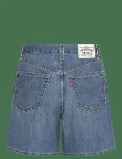 HIGH BAGGY SHORT STOP FLAXING - Jeansshorts