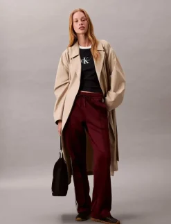 HIGH SHINE FRENCH TERRY TRACK PA - Joggers