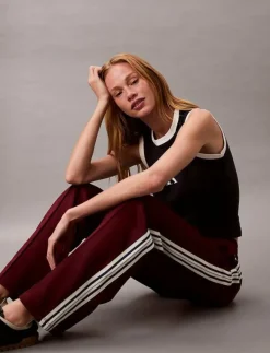 HIGH SHINE FRENCH TERRY TRACK PA - Joggers