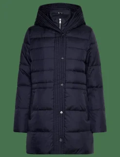 Hooded Quilted Vestee Down Coat - Dunkappor