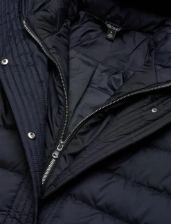 Hooded Quilted Vestee Down Coat - Dunkappor