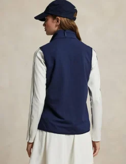 Hybrid Quilted-Front Zip Vest - Quiltade västar