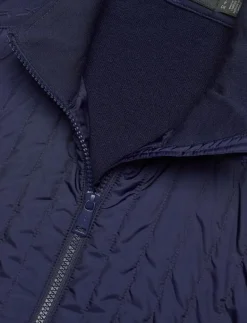 Hybrid Quilted-Front Zip Vest - Quiltade västar