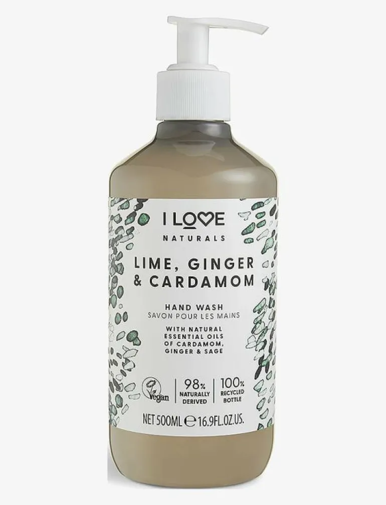 I LOVE Naturals Hand Wash Lime, Ginger & Cardamon 500ml - Flytande tvål