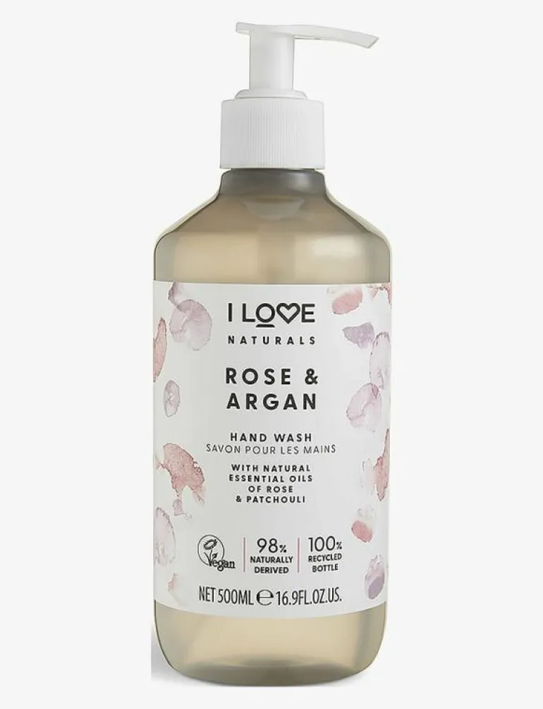 I LOVE Naturals Hand Wash Rose & Argan 500ml - Handtvål