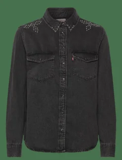 ICONIC WESTERN BEJEWLED WESTER - Jeansskjortor