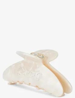 Ida Bright White Big - Hårklämmor