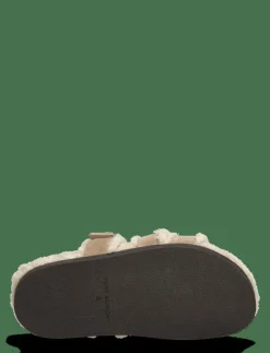 INES SHEARLING SPORT SLIDE - Inneskor