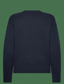 Intarsia-Knit Dog Cotton Sweater - Stickat