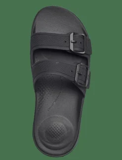 IQUSHION TWO-BAR BUCKLE SLIDES - Sandaler