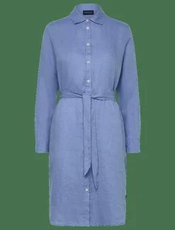 Isa Linen Shirt Dress - Midiklänningar