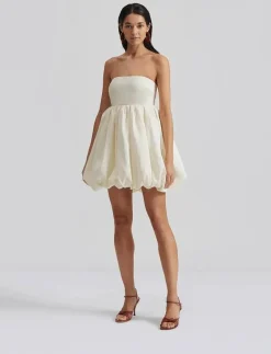 Isolde strapless bubble mini dress - Korta klänningar