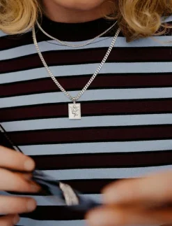 IX Curb Medi Chain Silver - Kedjehalsband