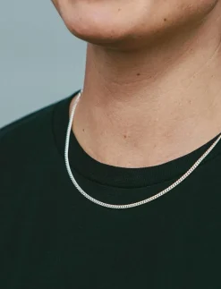 IX Curb Medi Chain Silver - Kedjehalsband