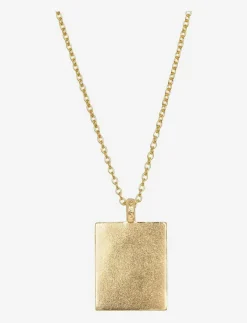 IX Rustic Square Pendant - Kedjehalsband