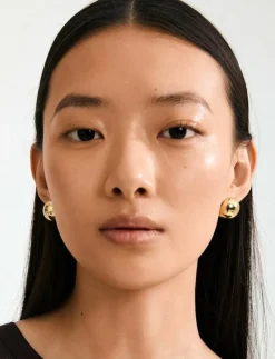 JACE earrings gold-plated - Studs örhängen