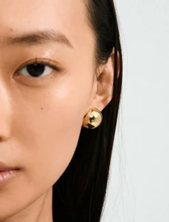 JACE earrings gold-plated - Studs örhängen