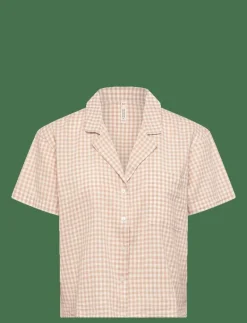 Jacket Linen Check - Överdelar