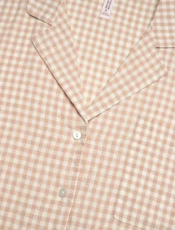 Jacket Linen Check - Överdelar